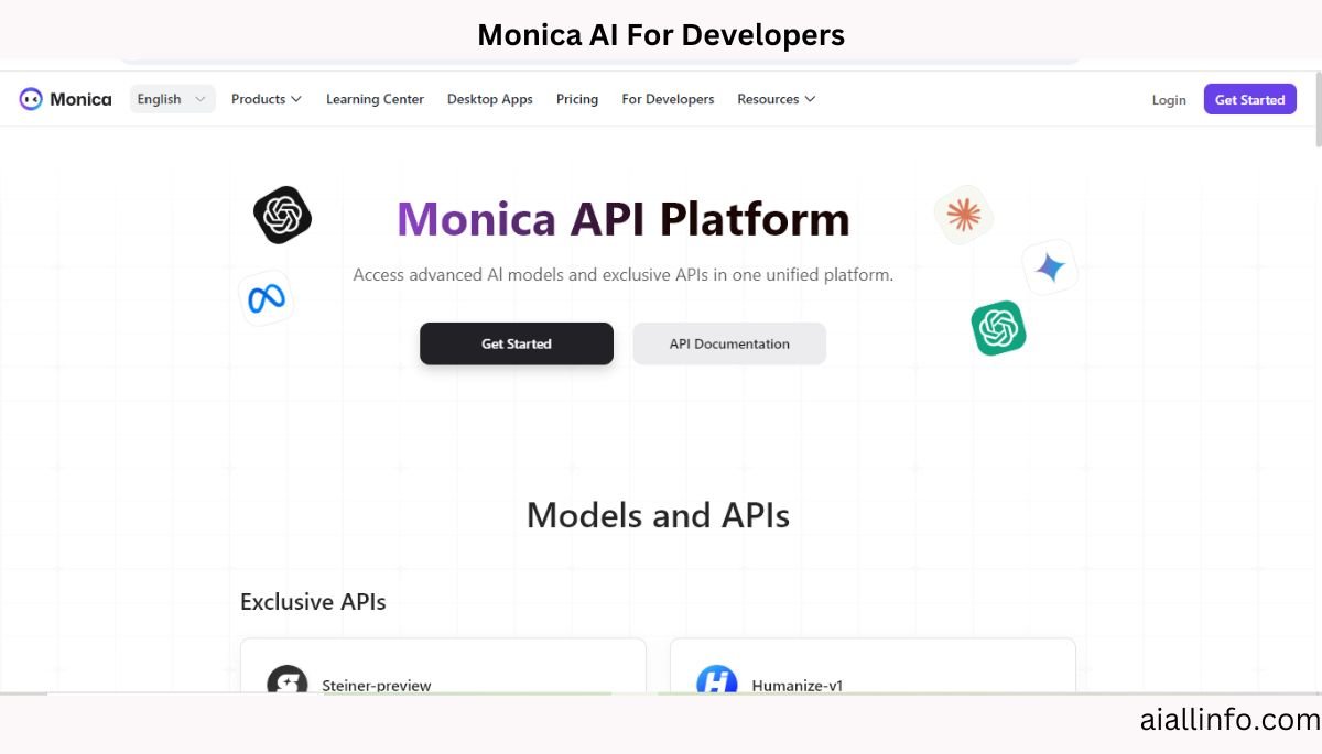 Monica AI For Developers 