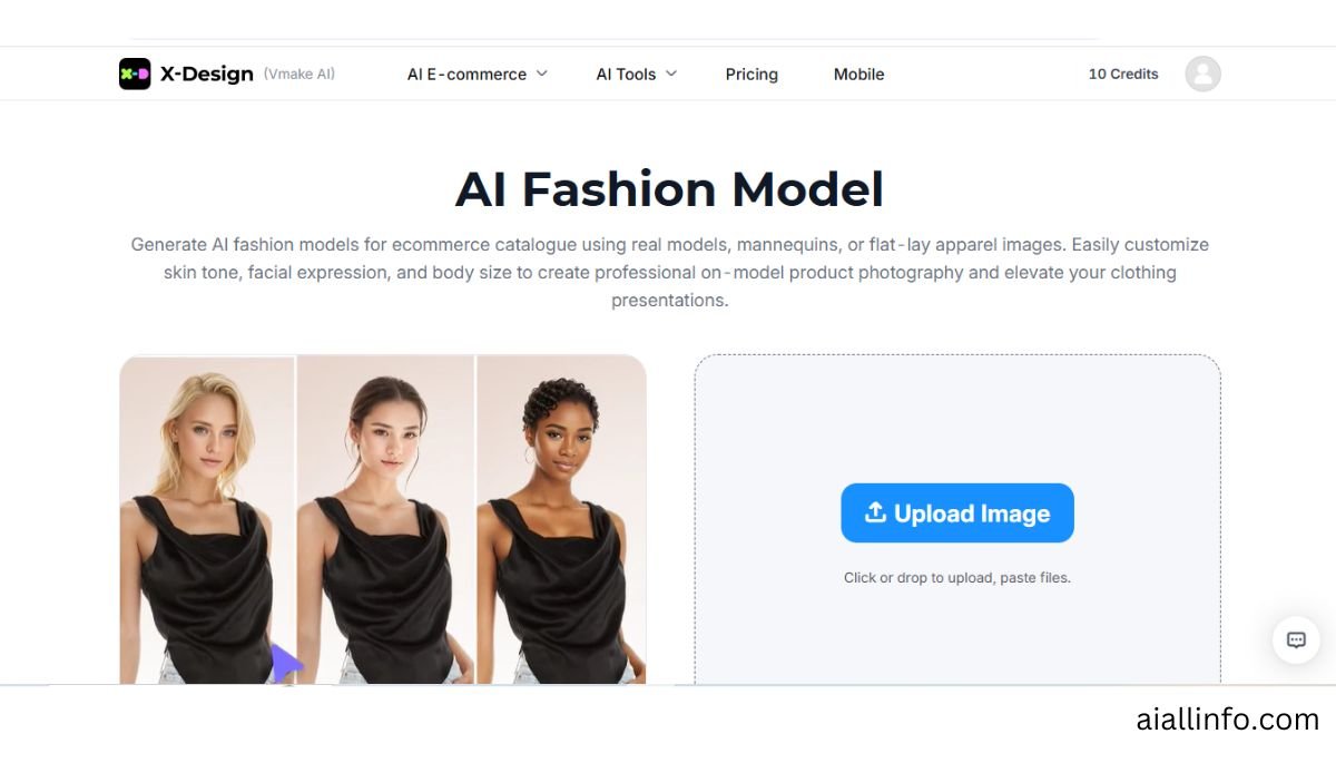Vmake AI Fashion Model